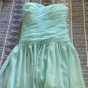 Light blue bridesmaid dress